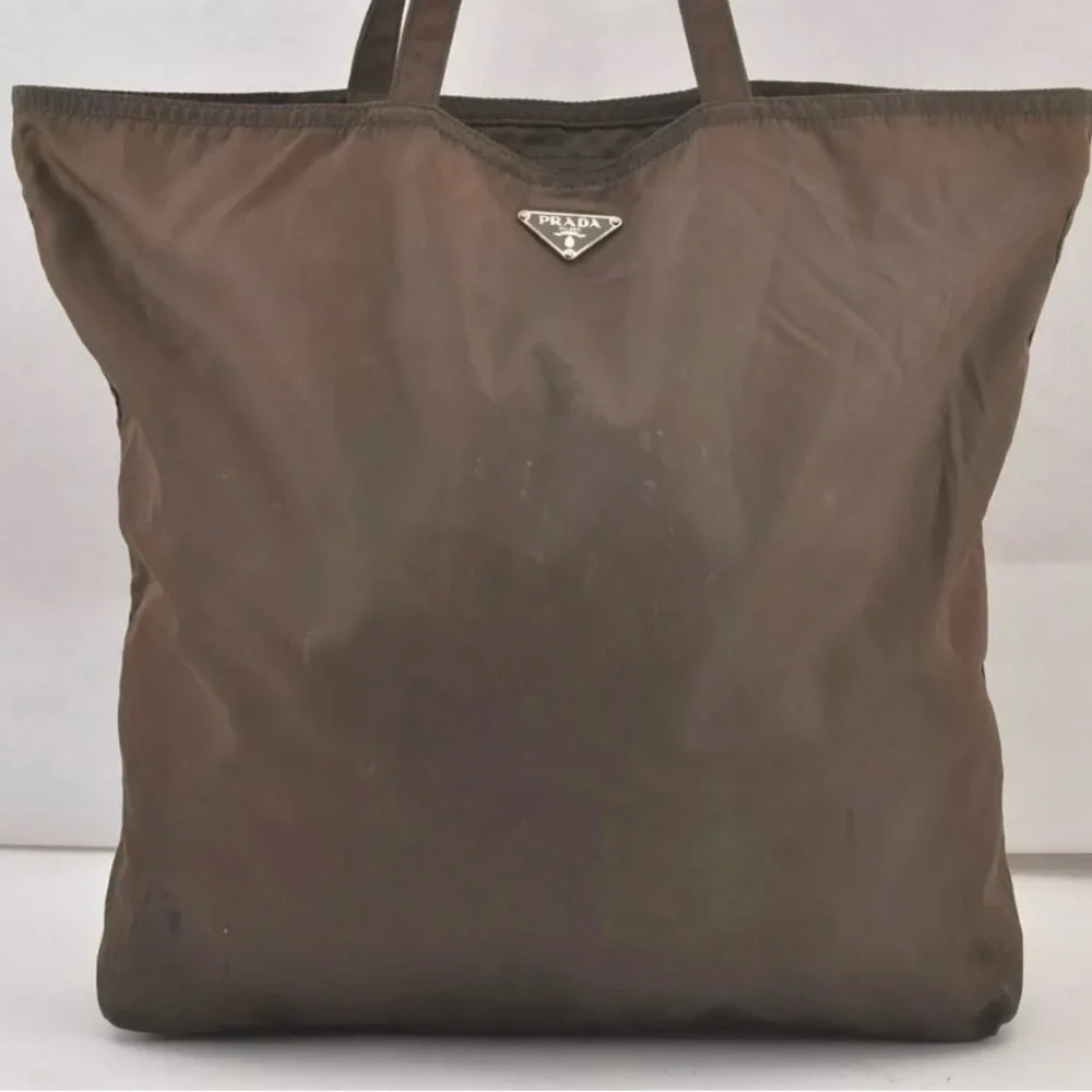 Prada Nylon Tessuto Robot Tote Bag/Shoulder Bag Olive Green | Women’s | Used | - Picture 3 of 14